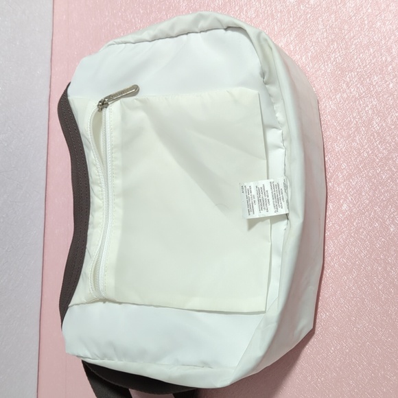 Lesportsac RARE Medium Gray 50s Style Sunglasses Crossbody Purse Messenger Bag - Picture 5 of 14